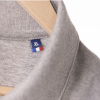 encolure polo alex gris col polo alex gris détail étiquette made in france