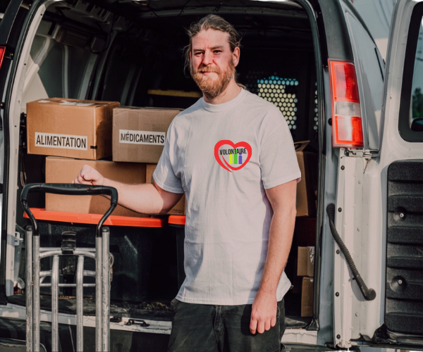 image exemple t-shirt association humanitaire
