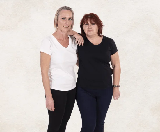 t shirt LEA femme col v duo